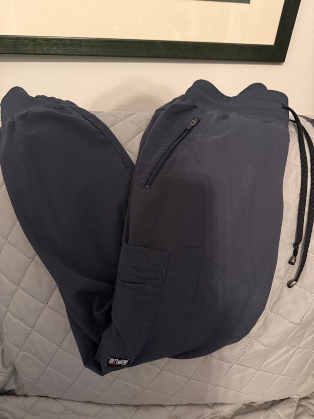 Grey's Anatomy Grey Drawstring Scrub Joggers